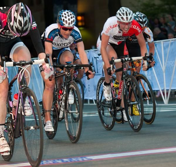 Nicole Wangsgard wins the sprint.
