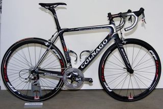 Colnago had its new M10 on display at the trade show.