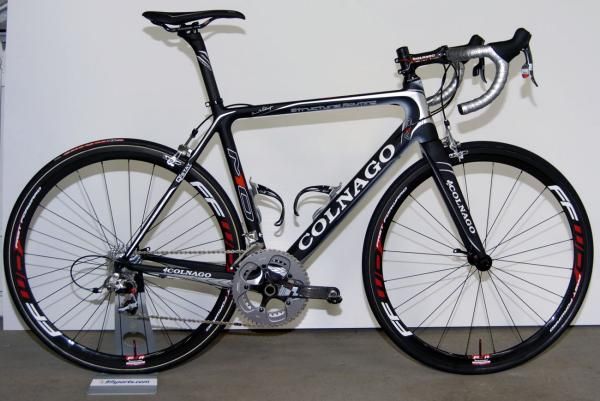 Colnago had its new M10 on display at the trade show.