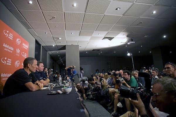 There was a massive media turnout