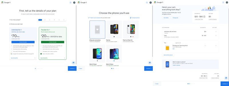 Google Fi sign up