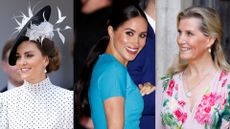 Royal women with their hair up