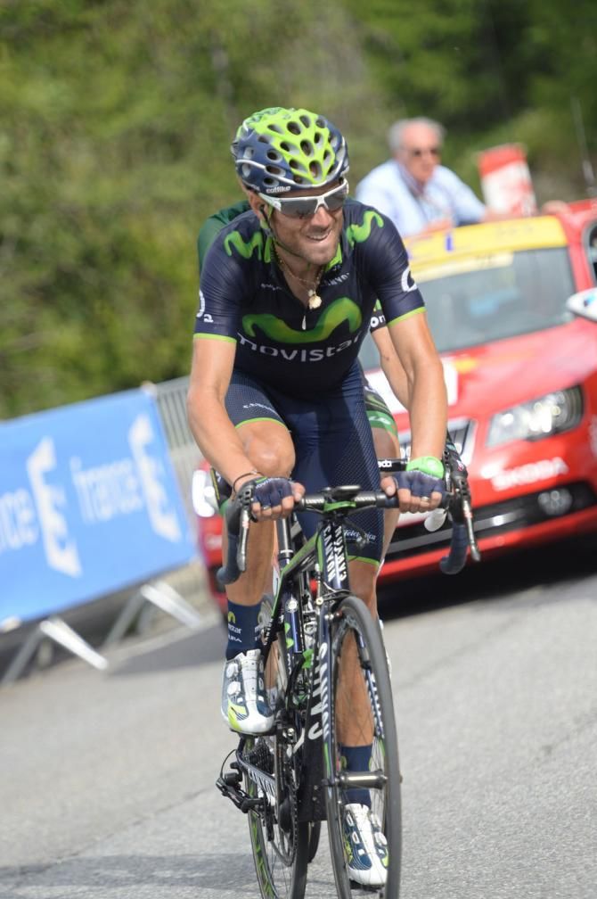 It was a tough day out for Alejandro Valverde