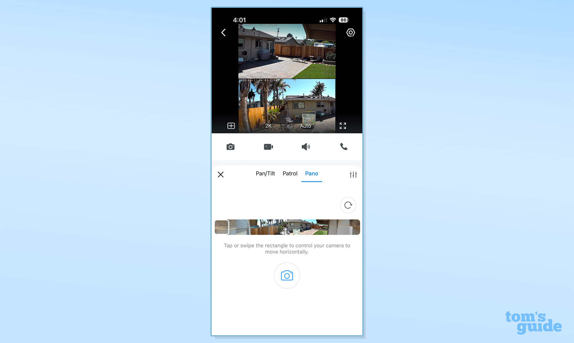 Screenshot of the TP-Link Tapo C246D HybridCam Duo app