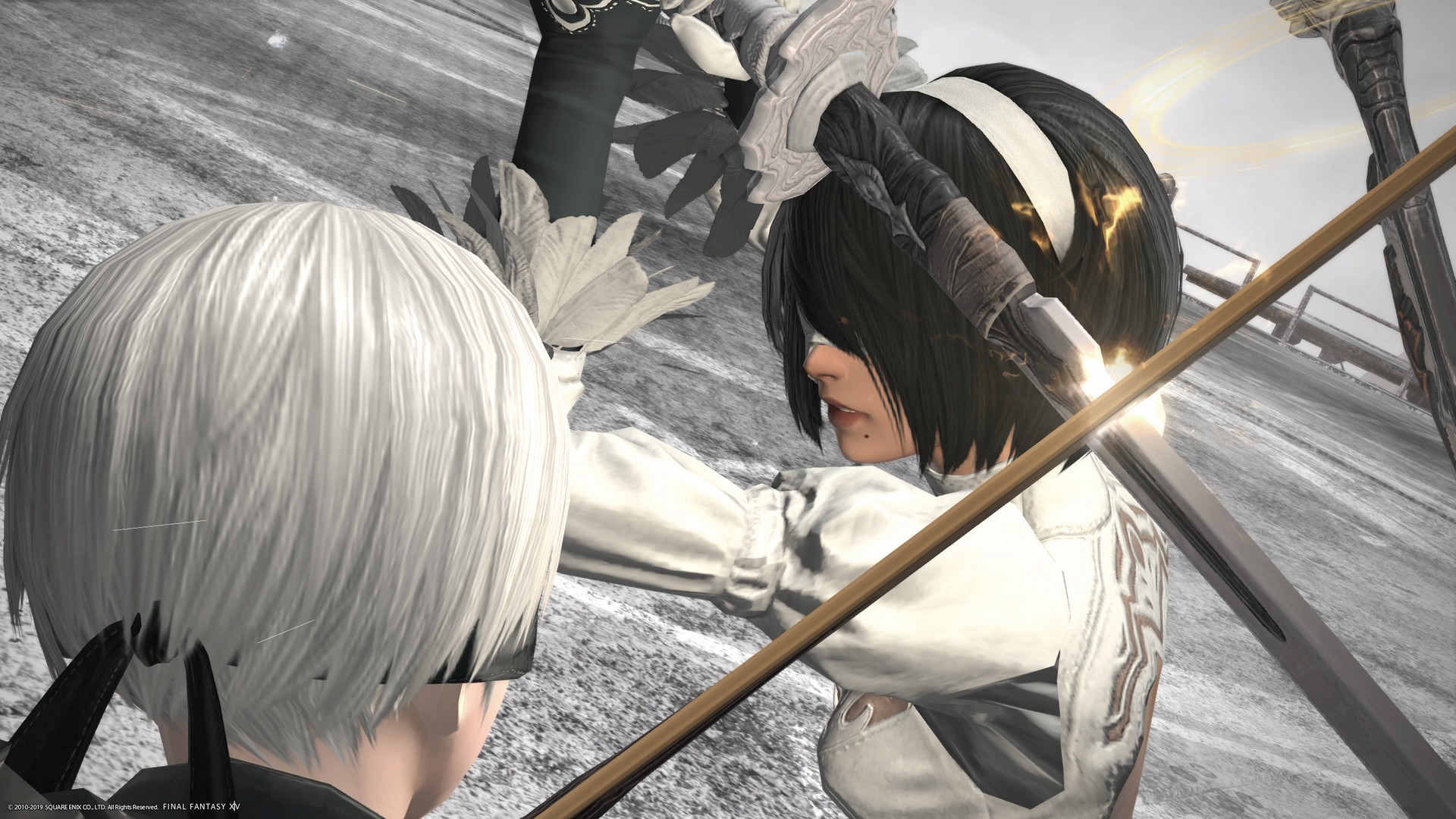 Final b. Ниер 2010. Ff14 NIER. Final Fantasy 14 NIER. 2b NIER Automata игра.