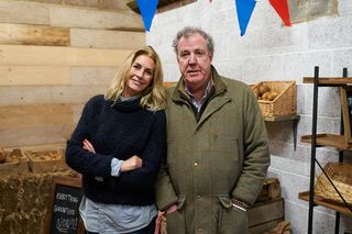 Clarkson's Farm sees Jeremy run a farm shop with his girlfriend Lisa Morgan