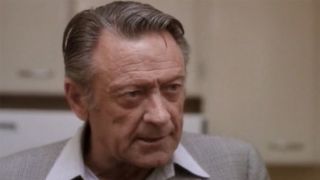 William Holden in close up in Network