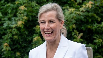 Sophie, Countess of Wessex during a visit to Windmill City Farm on July 6, 2021 in Bristol