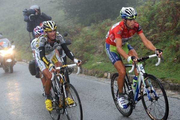 Vincenzo Nibali (Liquigas-Doimo), Martin Velits (HTC-Columbia) and Joaquin Rodriguez (Team Katusha)