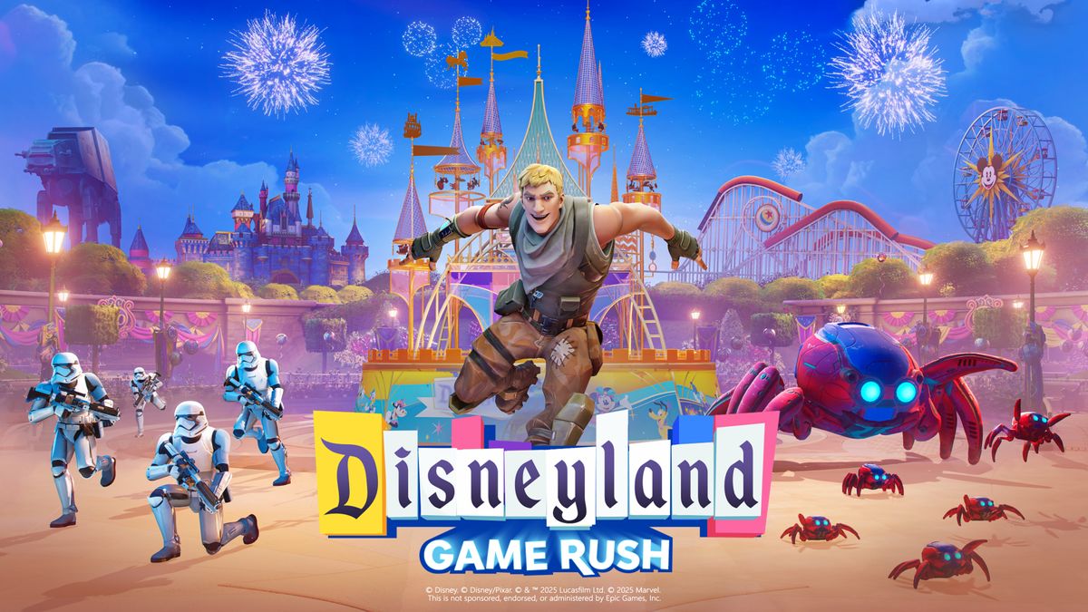 Disneyland Game Rush &ndash; Fortnite Creative Island