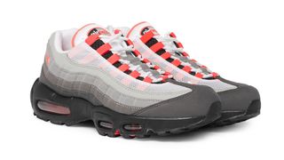 best sneakers: Nike Air Max 95 OG Grosgrain-Trimmed Sneakers