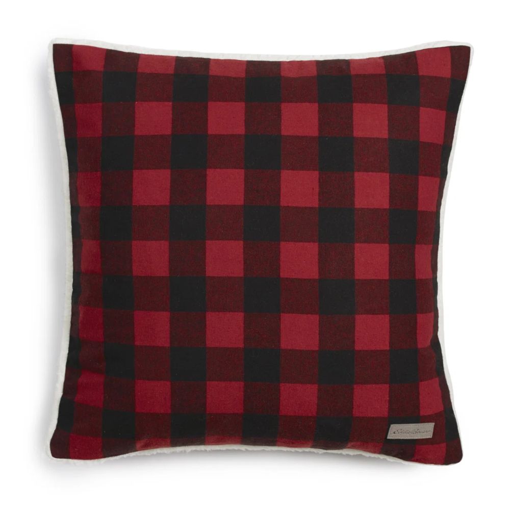Eddie Bauer Cabin Plaid Square Throw Pillow