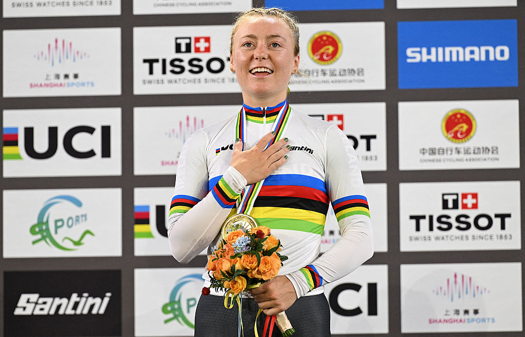 Track World Championships: Lara Gillespie adds another rainbow jersey to her closet on final day of racing