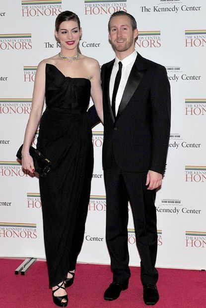 Anne Hathaway and Adam Shulman