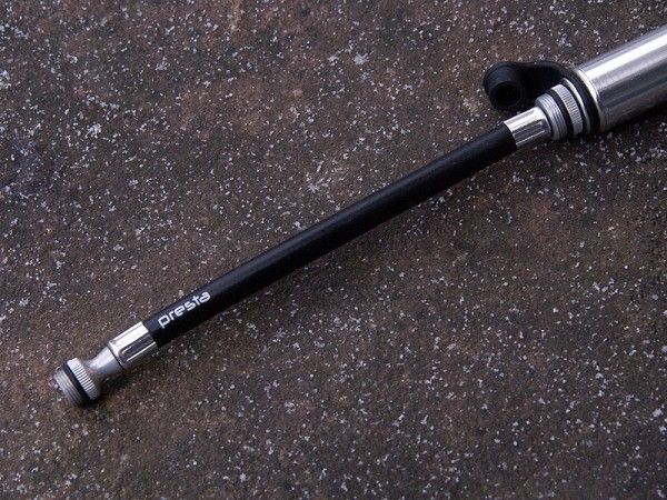 The separate hose screwed securely on to the valve and makes it virtually impossible to bend the valve stem.