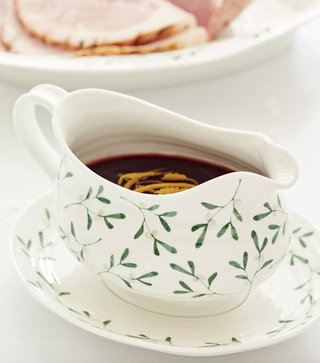 Sophie Conran for Portmeirion Mistletoe Gravy Boat & Stand