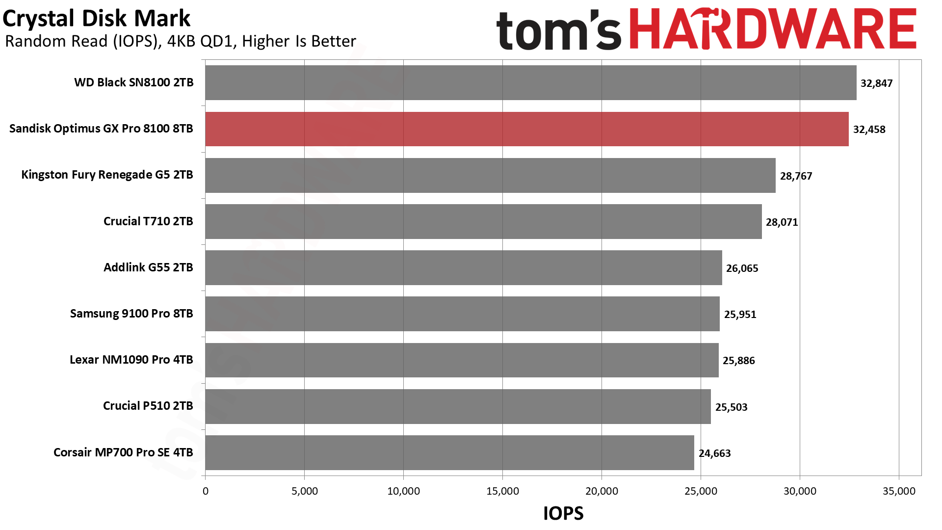 SanDisk Optimus GX Pro 8100 8TB SSD