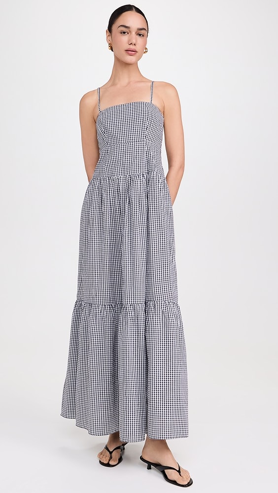 Playa Lucila Square Neck Maxi Dress