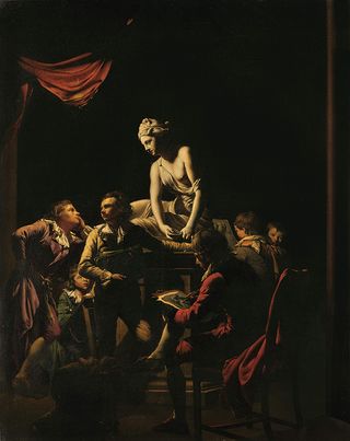 Joseph Wright of Derby's 'An Academy by Lamplight'