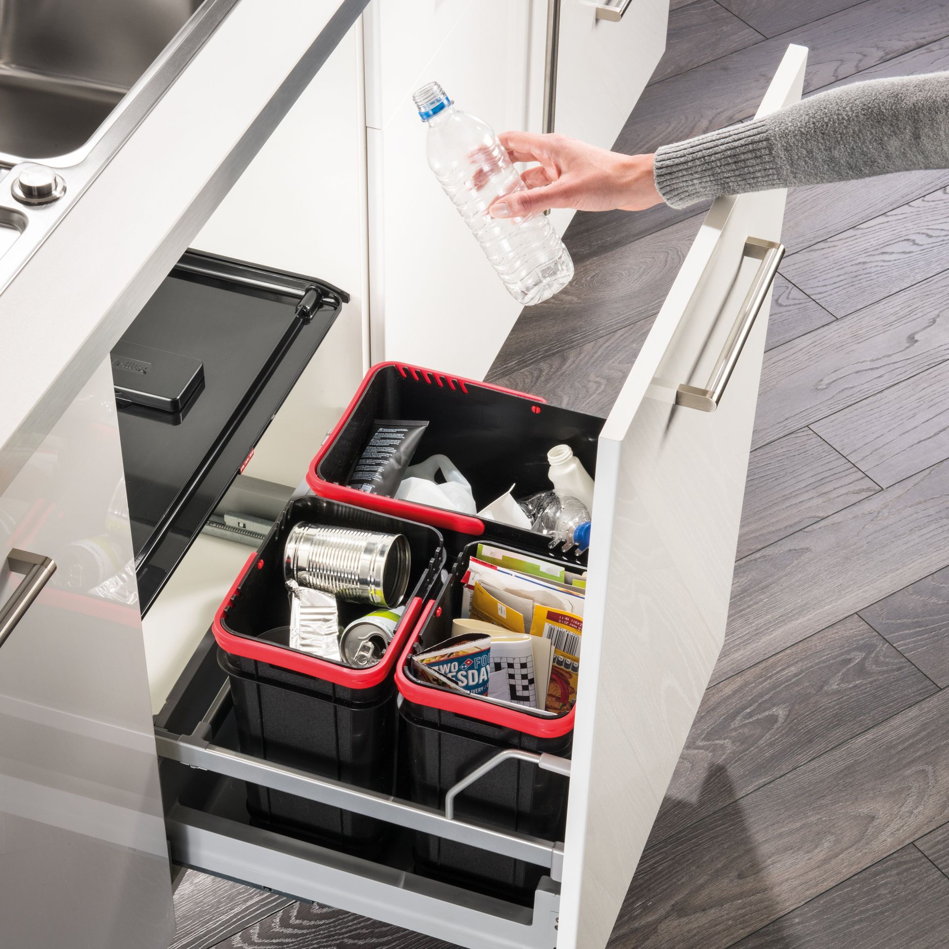 recycling unit under sink