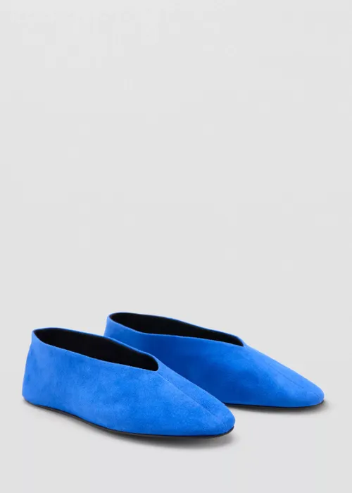 Suede Leather Ballet Flats 