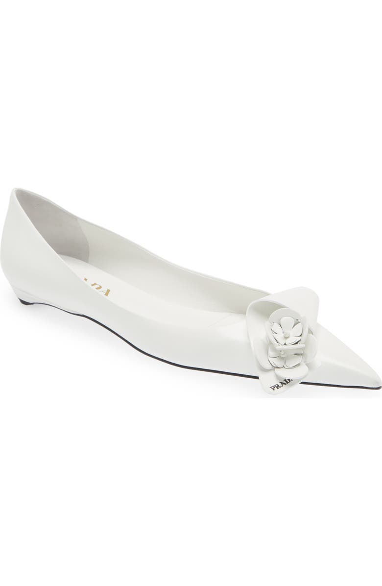 Loop Bouquet Pointed Toe Flat