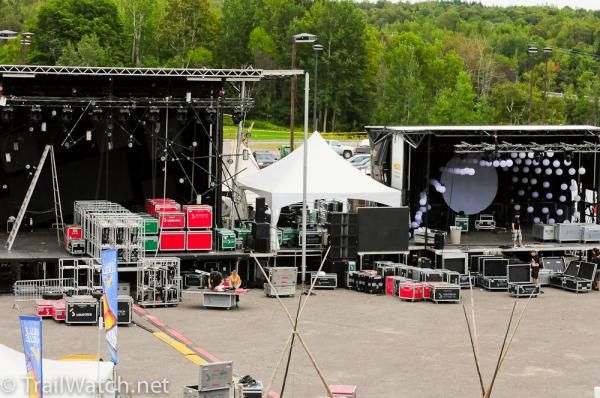 Major preparations are underway for live entertainment this weekend