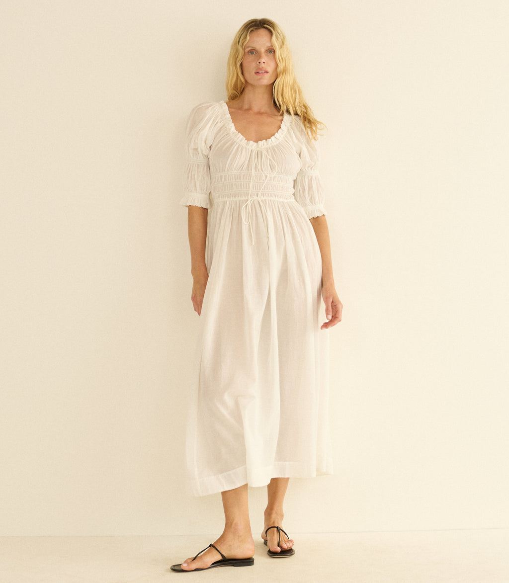 Ischia Dress -- Salt