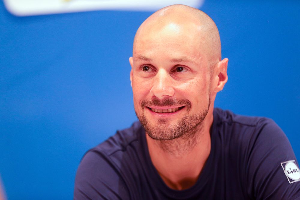 Tom Boonen at the Vuelta a San Juan press conference