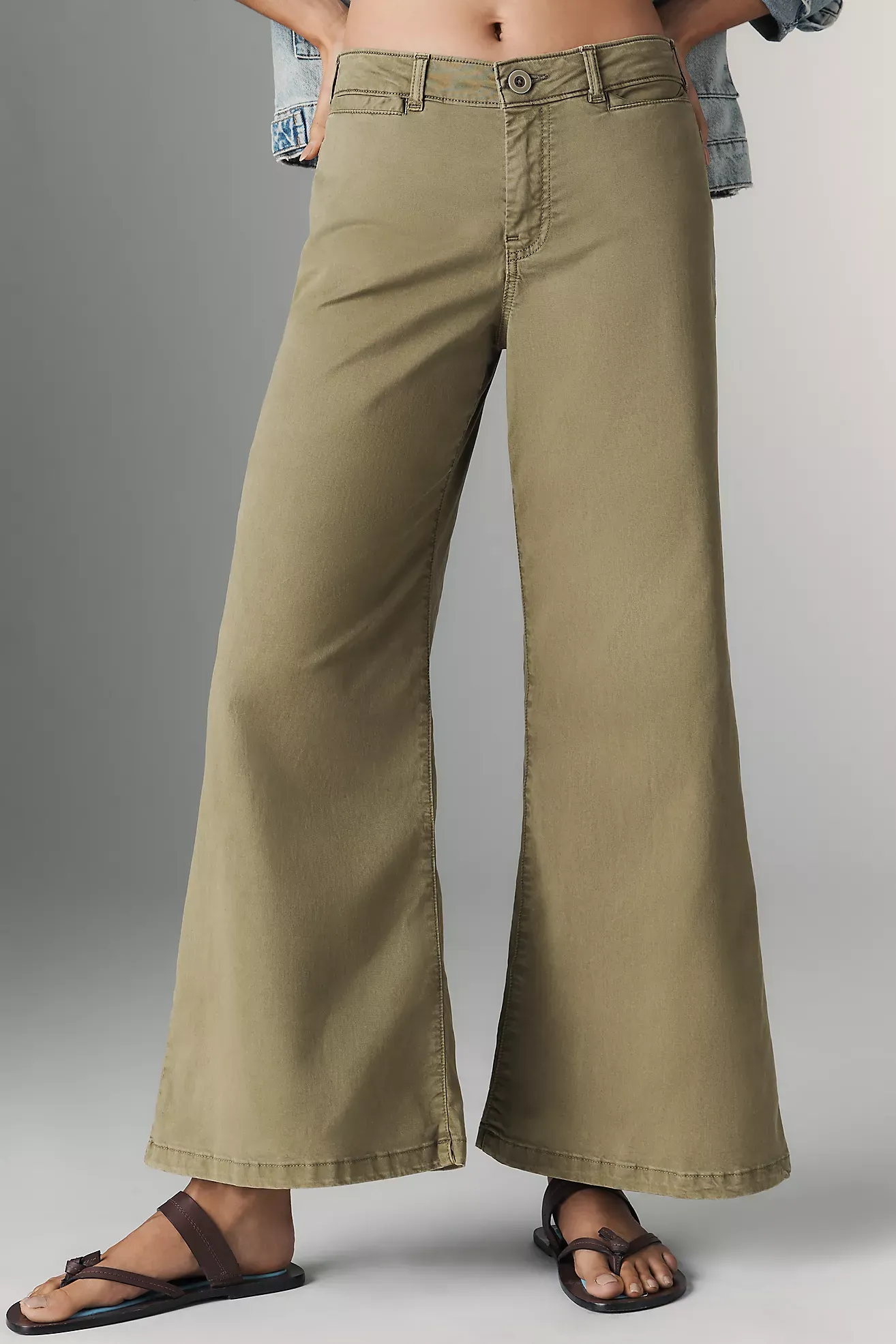 Anthropologie, Pilcro Crop Wide-Leg Pants