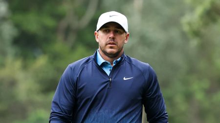 Brooks Koepka walks at LIV Golf Hong Kong 2025