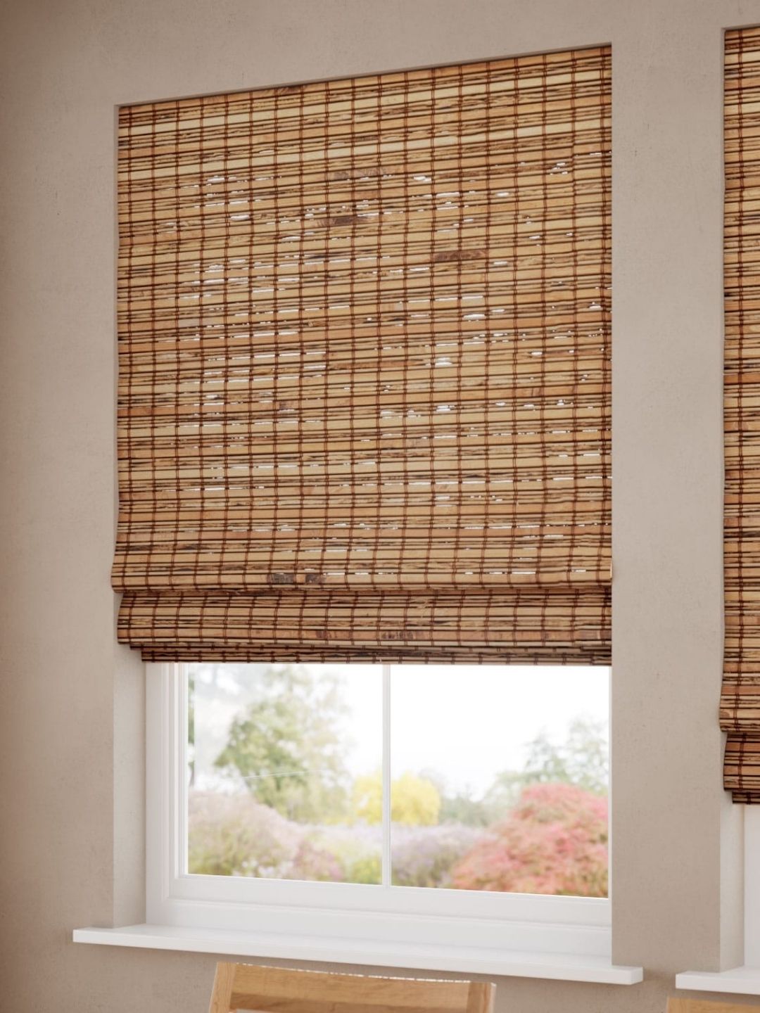 Blinds2Go, Loreto Walnut Roman Blind