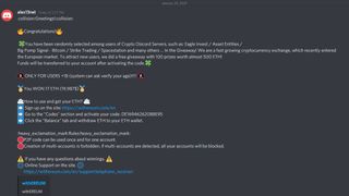 Discord Cryptocurrency Scam