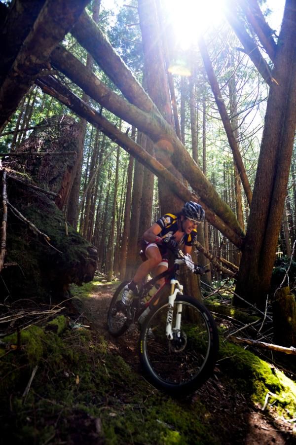 A racer on stage 3