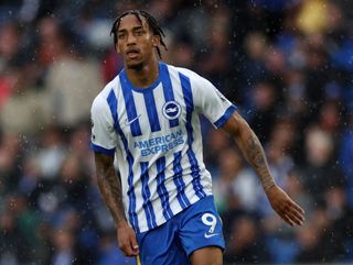 Brighton squad for 2024/25 BRIGHTON, ENGLAND - AUGUST 24: Joao Pedro of Brighton & Hove Albion FC during the Premier League match between Brighton & Hove Albion FC and Manchester United FC at Amex Stadium on August 24, 2024 in Brighton, England. (Photo by Eddie Keogh/Getty Images)