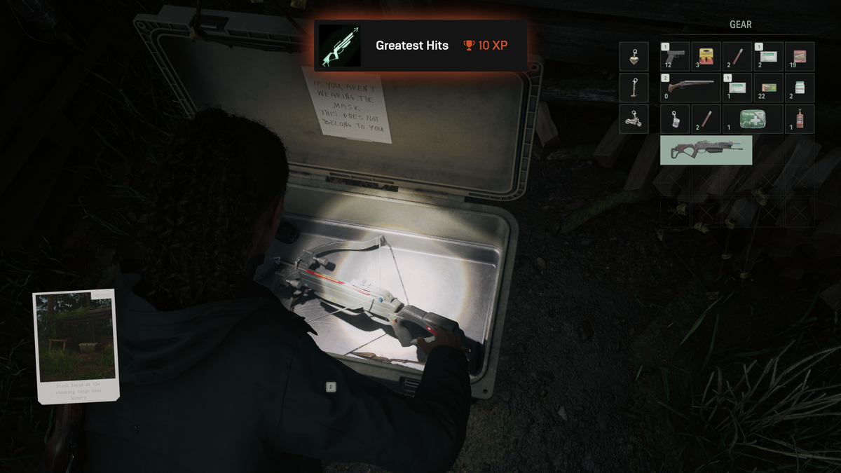 Alan Wake 2 crossbow