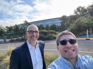 Jake and Lance at Apple HQ for WWDC 2024