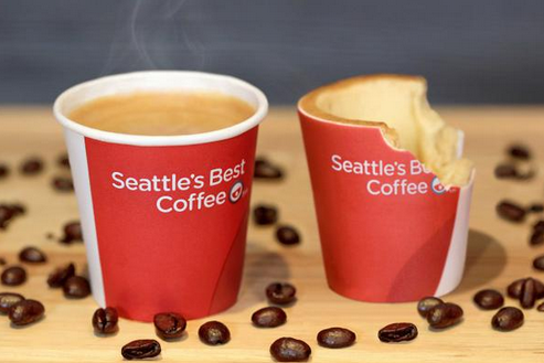 KFC unveils the UK&amp;#039;s first edible coffee cup, made of cookies