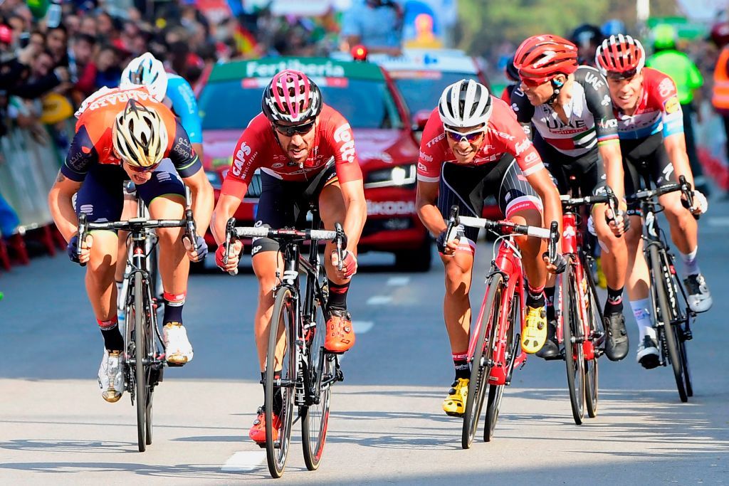 Thomas De Gendt (Lotto Soudal) wins stage 19 of the Vuelta a Espana
