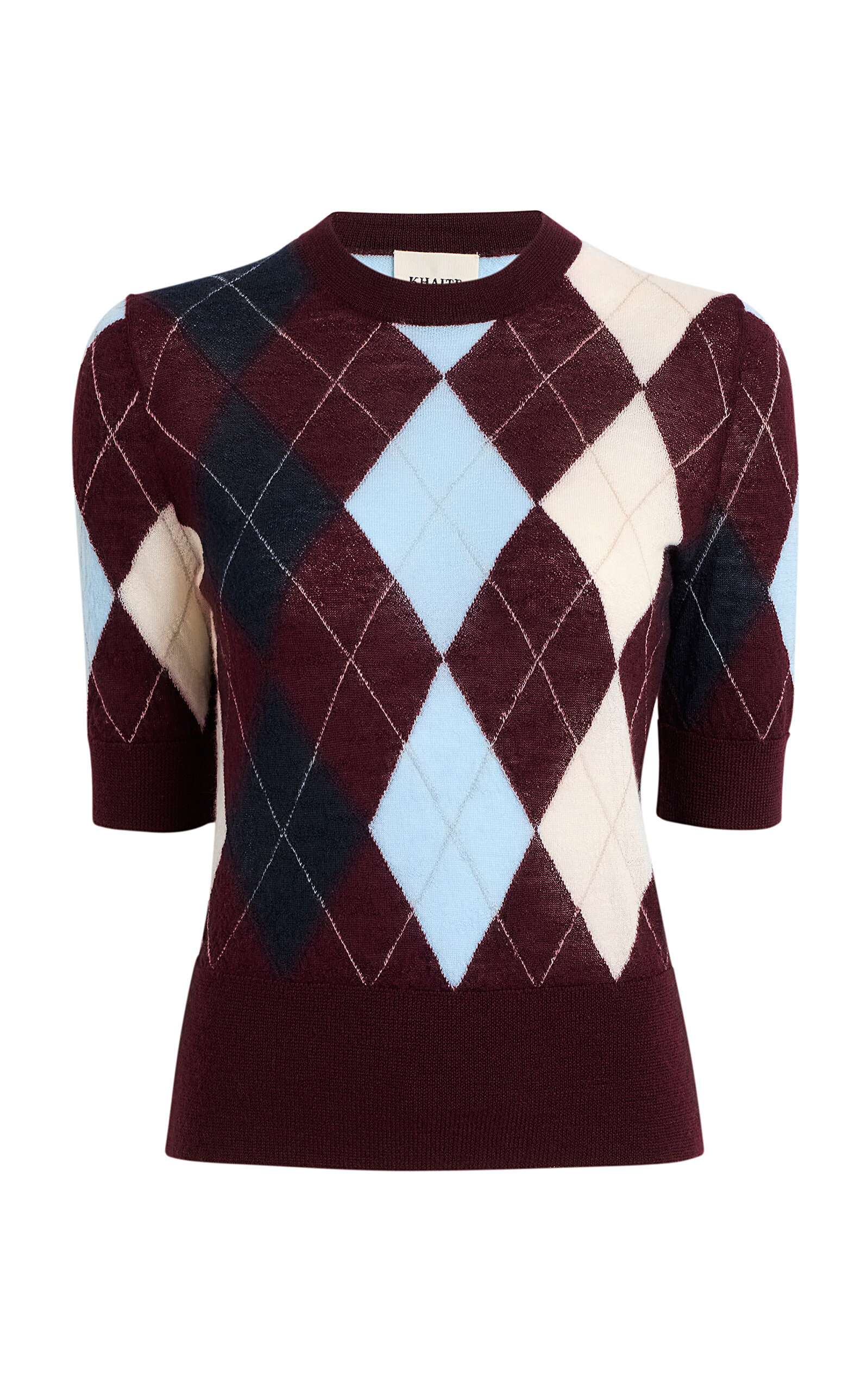 Anders Argyle-Knit Cashmere-Blend Top