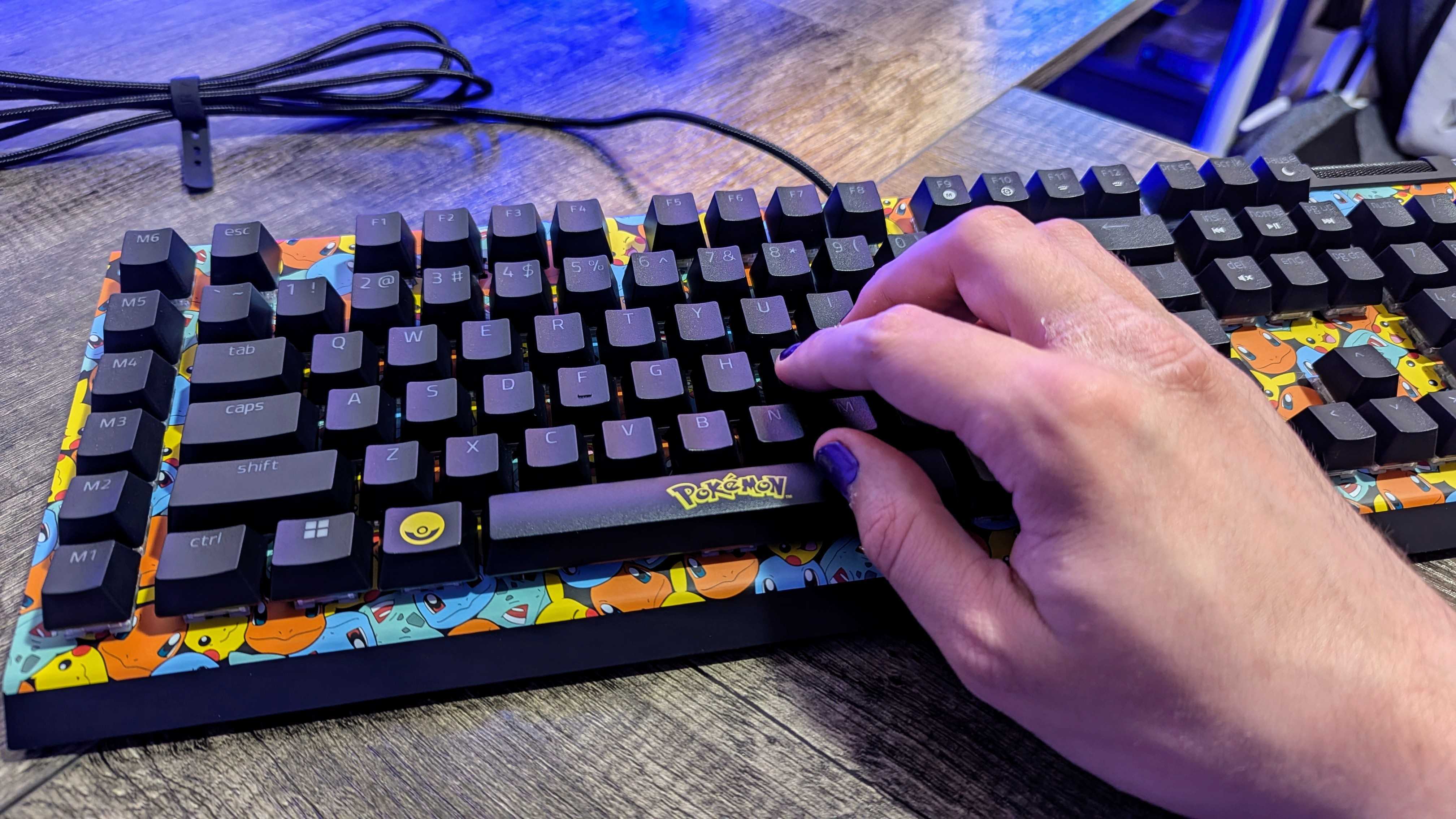 Image of the Razer x Pokémon Collection of PC gaming accessories.