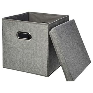 Grey storage cubes 