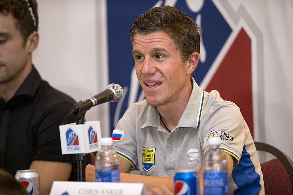 Chris Sorenson was the Tinkoff-Saxo rider representative