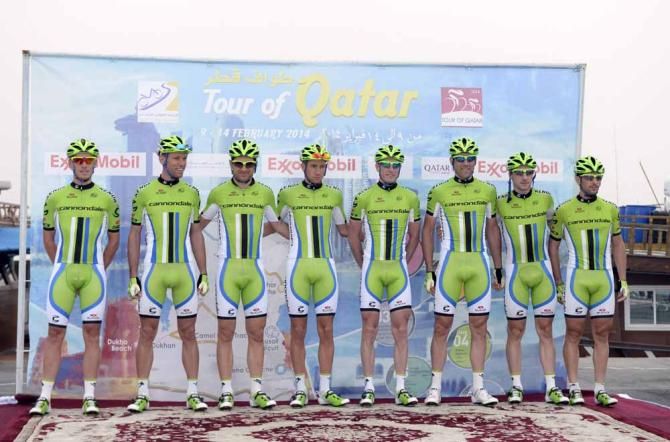 Cannondale presented ahead of stage 1