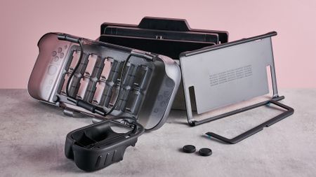 DBrand Killswitch for Nintendo Switch 2 Travel bundle on table