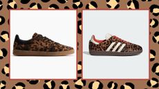 high street lookalike from H&M for Adidas leopard print Sambas