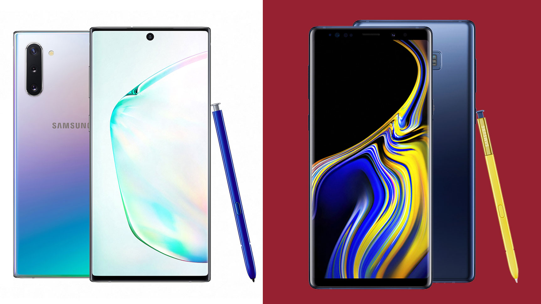 Samsung Galaxy Note 10 Plus vs. Note 10 vs. Note 9