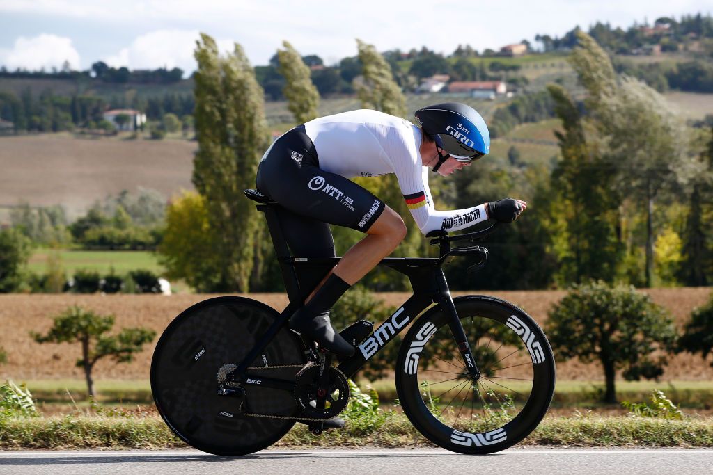 IMOLA ITALY SEPTEMBER 25 Max Walscheid of Germany during the 93rd UCI Road World Championships 2020 Men Elite Individual Time Trial a 317km race from Imola to Imola Autodromo Enzo e Dino Ferrari ITT ImolaEr2020 Imola2020 on September 25 2020 in Imola Italy Photo by Bas CzerwinskiGetty Images
