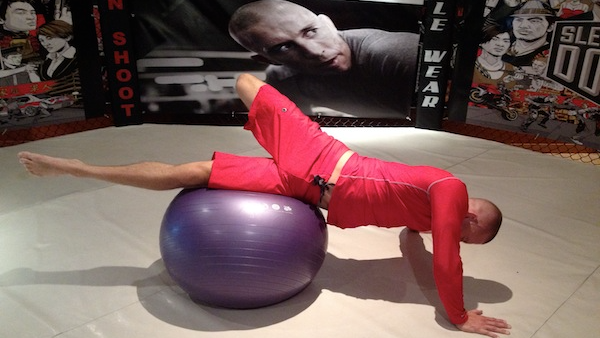 GSP&#039;s UFC gym ball workout 