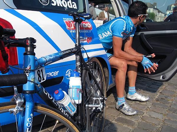Alessandro Cortinovis (Milram) waits for his Sunday in Hell.